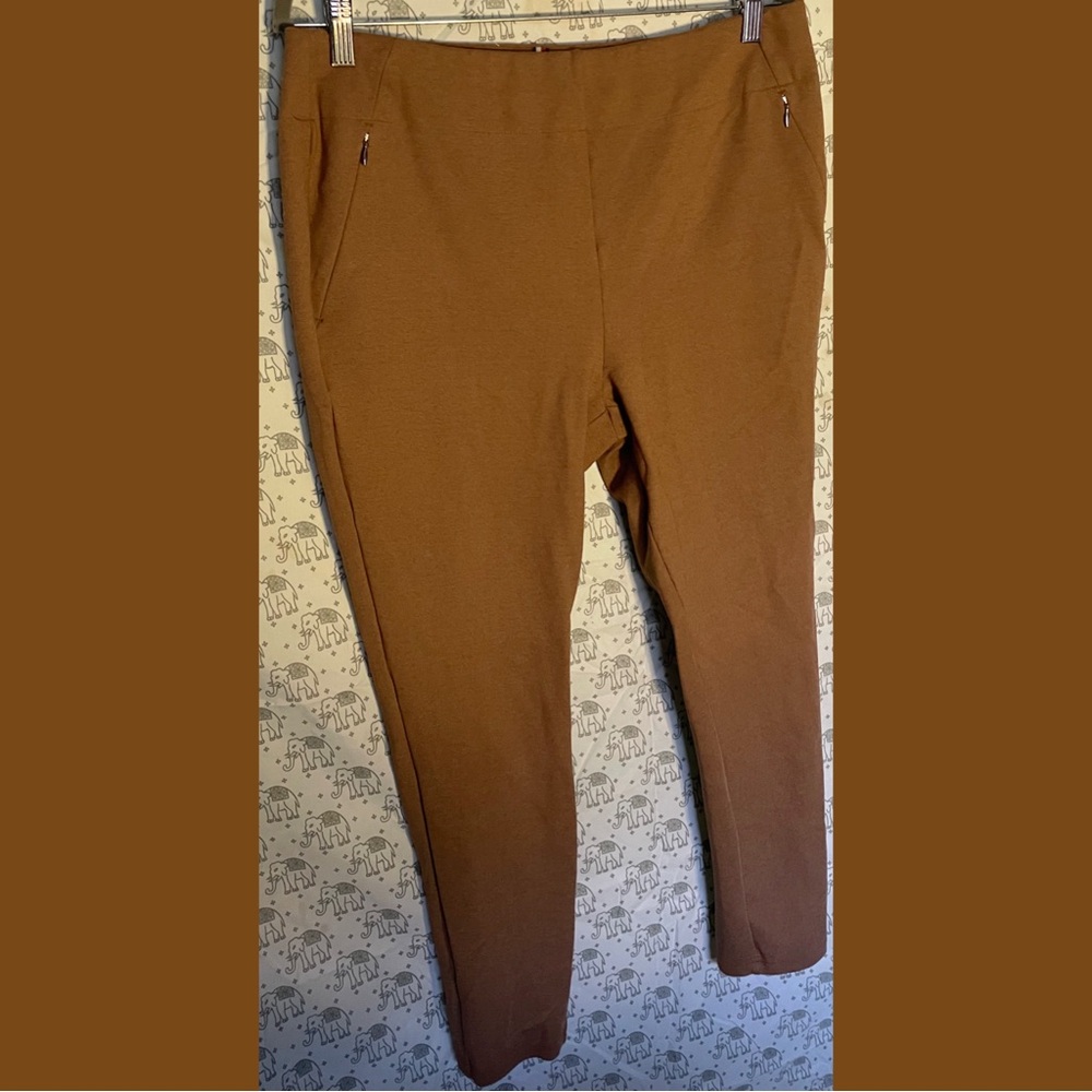 Tommy Hilfiger Brown Straight Leg Pants